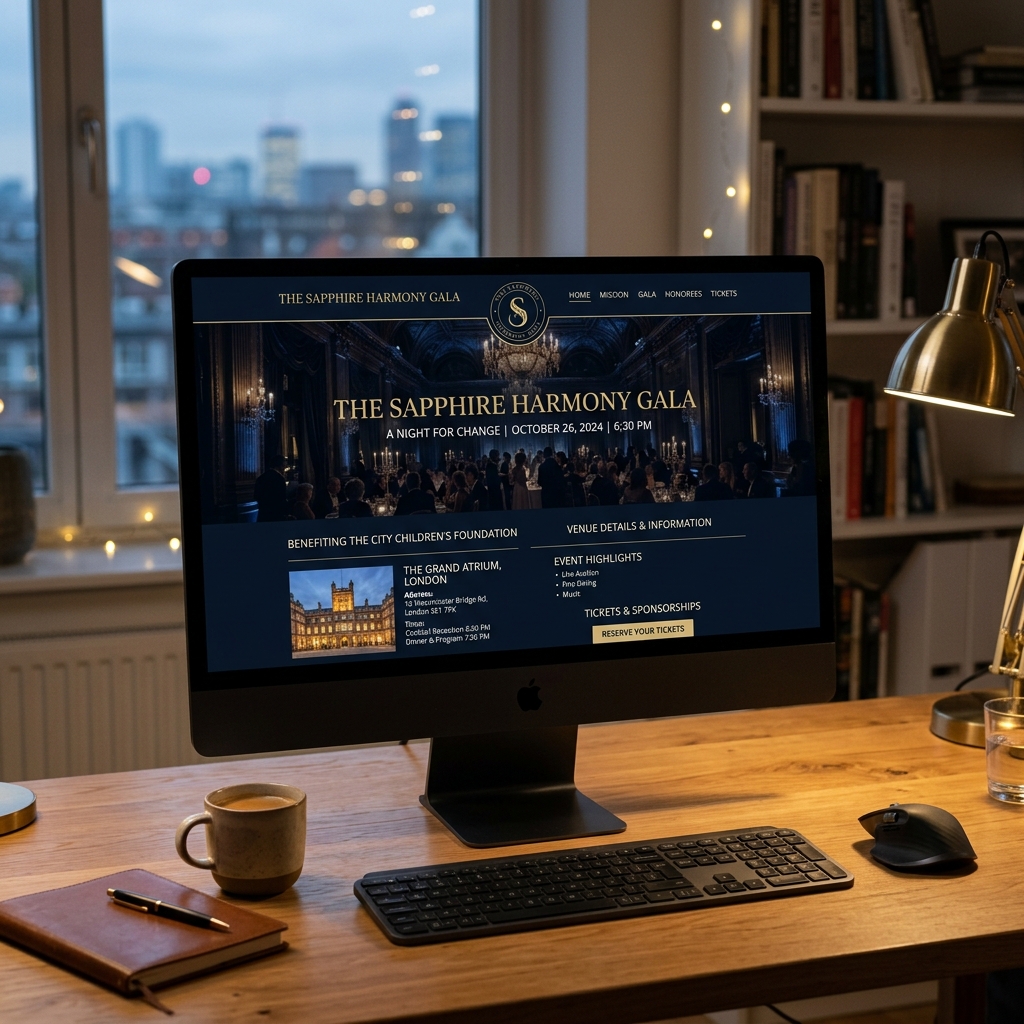 Event site preview header